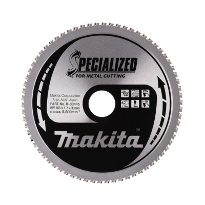 Pjovimo diskas metalui MAKITA 185x30x1,7mm T70 -10 
