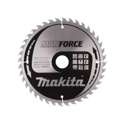 Griešanas disks kokam MAKITA 210x30x2,4mm 40T 20 