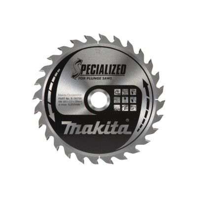 Pjovimo diskas medienai MAKITA 165x20x2,0mm 28T 15 