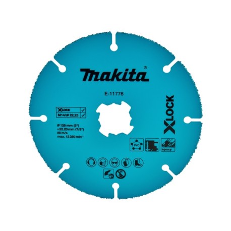 Diskas su kietmetaliu MAKITA 125x22,23x2,0mm