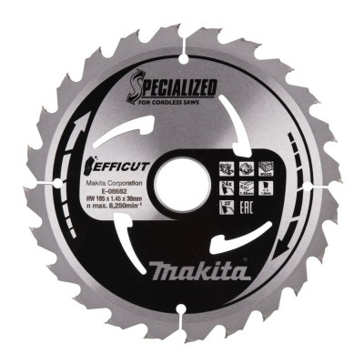 Griešanas disks kokam MAKITA Efficut 185x30x1.45mm 24T