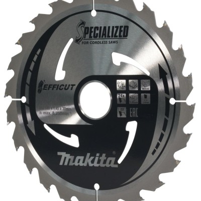 Griešanas disks kokam MAKITA Efficut 185x30x1.45mm 24T