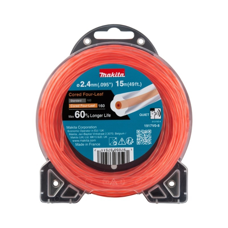 Spiralinis nailoninis valas MAKITA 2,4mmx15m