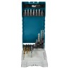 17 dalių sukimo antgalių ir grąžtų rinkinys MAKITA D-74887