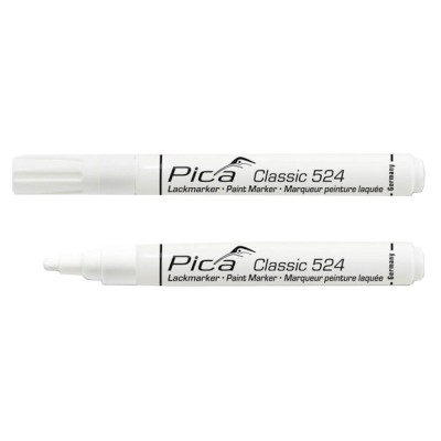 Marķieris PICA Classic 524, balts