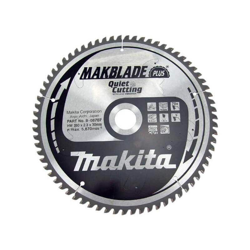 Pjovimo diskas MAKITA 260x30x2,3mm 70T 5 