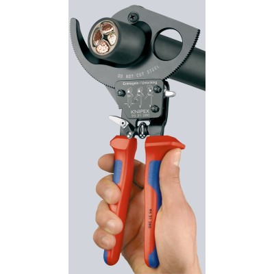 Terkšlinės kabelio žirklės 280mm KNIPEX 9531