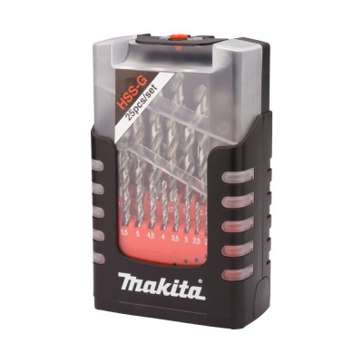 Urbju komplekts 1–13mm metālam HSS-G  25 gab.  MAKITA D-50457