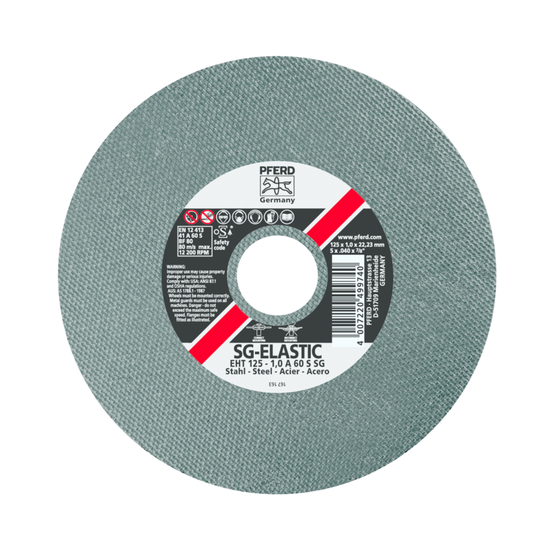 Metāla griezripa melnajam metālam PFERD EHT Ø125x1,0mm A60S SG