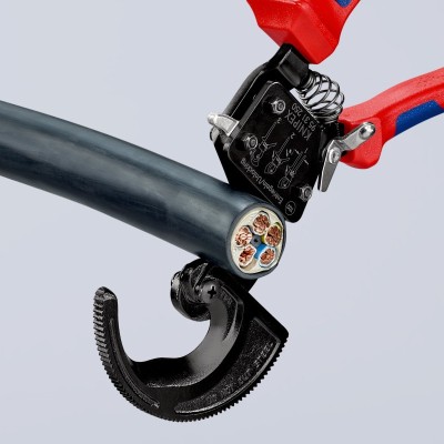 Kabeļu knaibles ar spēka mehānismu 250mm KNIPEX 9531