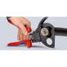 Kabeļu knaibles ar spēka mehānismu 250mm KNIPEX 9531