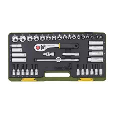 47 daļu 3/8" uzgaļu un galviņu komplekts PROXXON