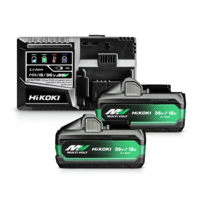 Akumuliatorių ir įkroviklio rinkinys HiKOKI UC18YSL3WJZ