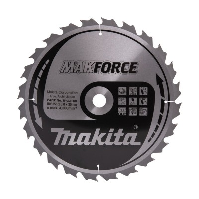 Medžio pjovimo diskas MAKITA 5143R 355x30x3mm 24T 20 