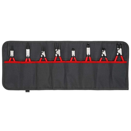 8 dalių žiedų suspaudimo replių rinkinys KNIPEX 001958V01