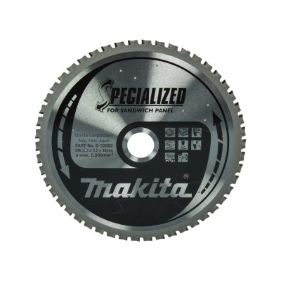 Pjovimo diskas Sandwich tipo plokštėms MAKITA 235x30x2,2mm 50Z