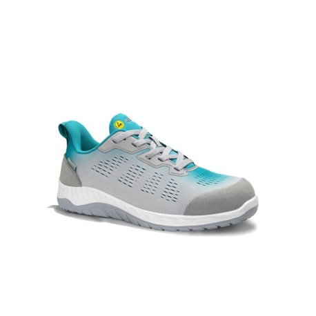 Sieviešu apavi ELTEN Luana Grey-Turquoise Low ESD S1, pelēki, 39