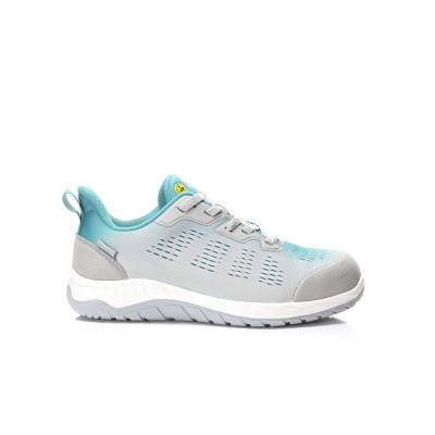 Sieviešu apavi ELTEN Luana Grey-Turquoise Low ESD S1, pelēki, 39