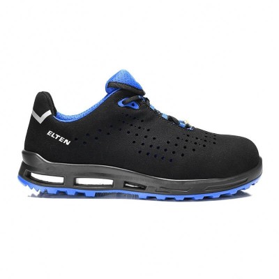 Kurpes ELTEN Impulse XXT Blue Low ESD S1, melnas 45