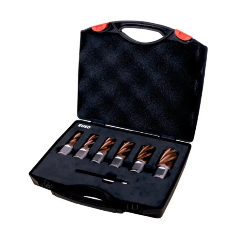 7 dalių gręžimo karūnų rinkinys RUKO HSS PerforMAX