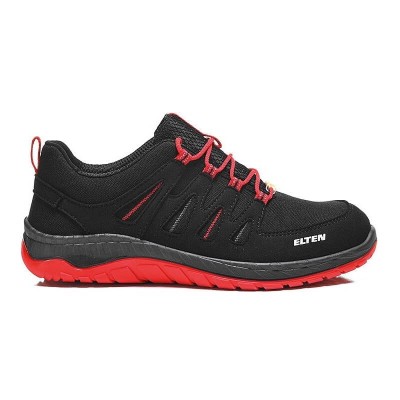 Kurpes ELTEN Maddox Black Red Low ESD S3 SRC, melnas/sarkanas 39