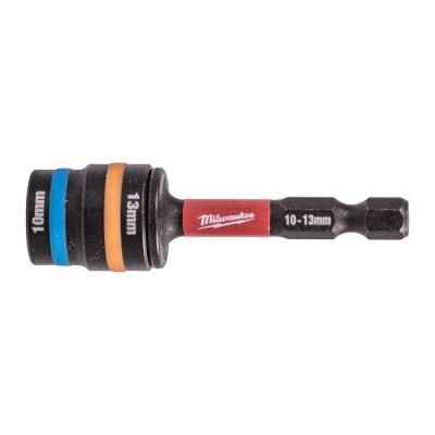 Dvigubas magnetinis antgalis galvutei MILWAUKEE 10/13mm